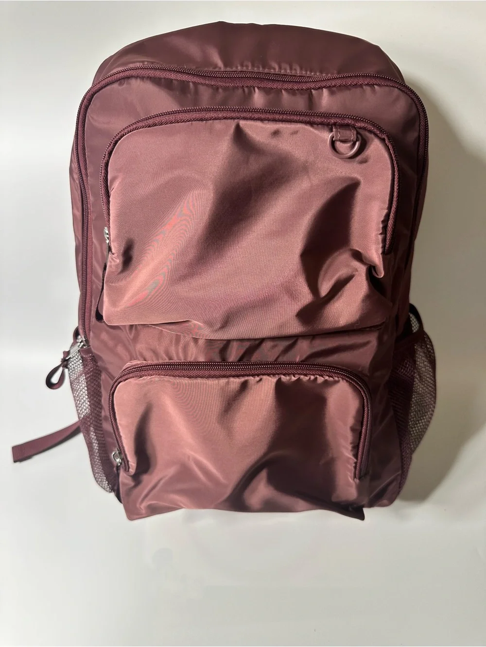All in Motion Maroon Nylon Backpack